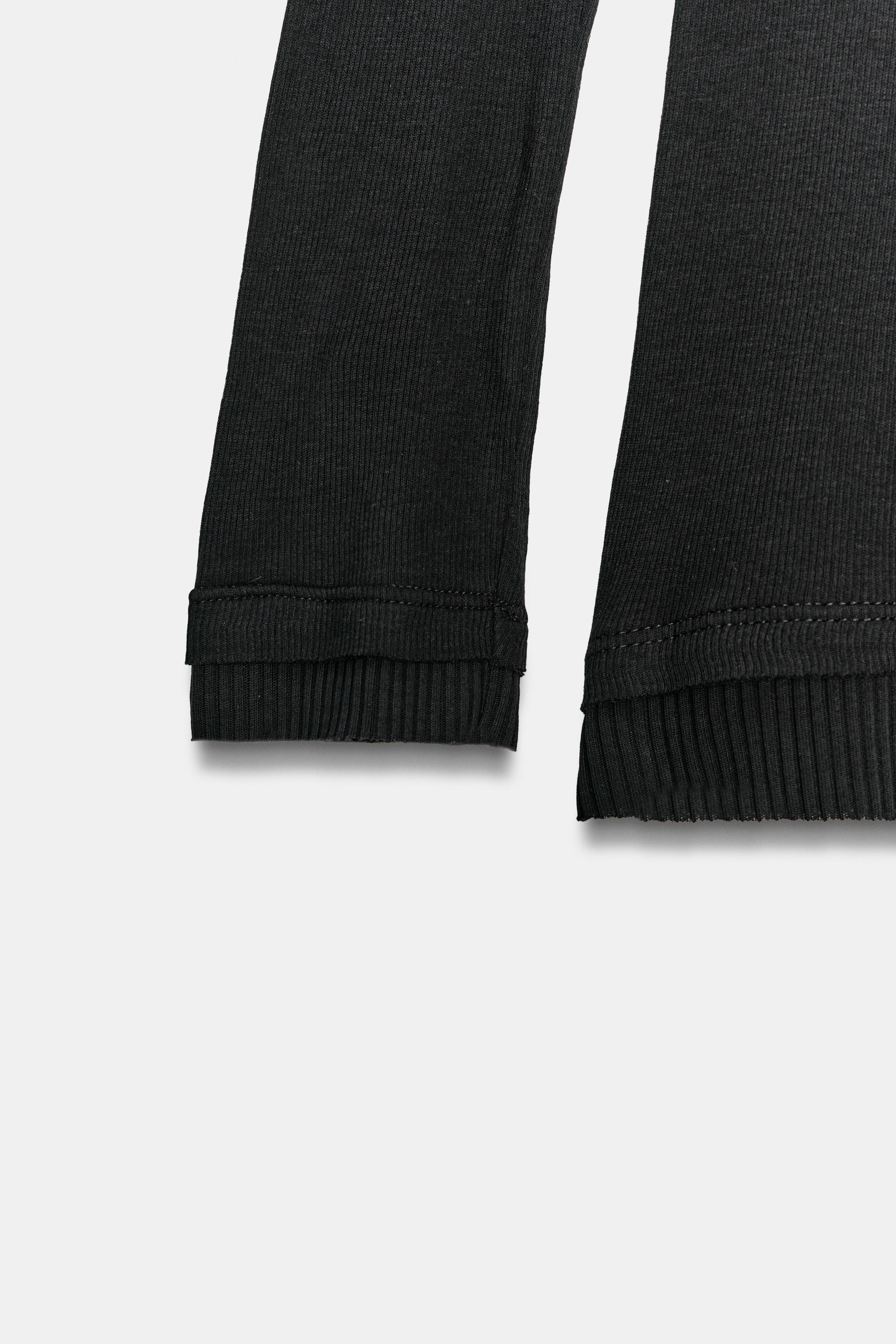 Shop Zara DOUBLE SUPIMA® COTTON T-SHIRT at Beverly Center in Los