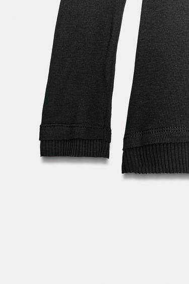 DOUBLE SUPIMA® COTTON T-SHIRT - Black by Zara