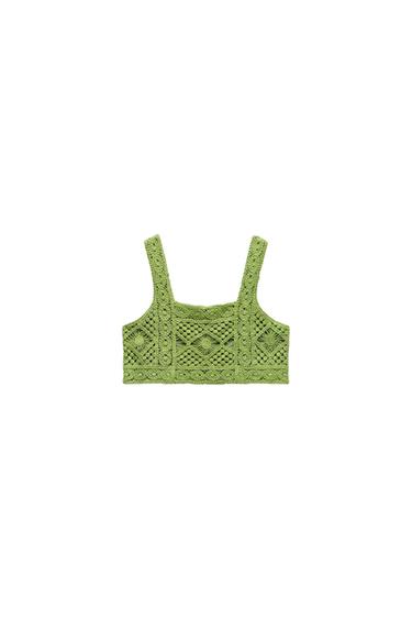 KNIT MACRAME TOP