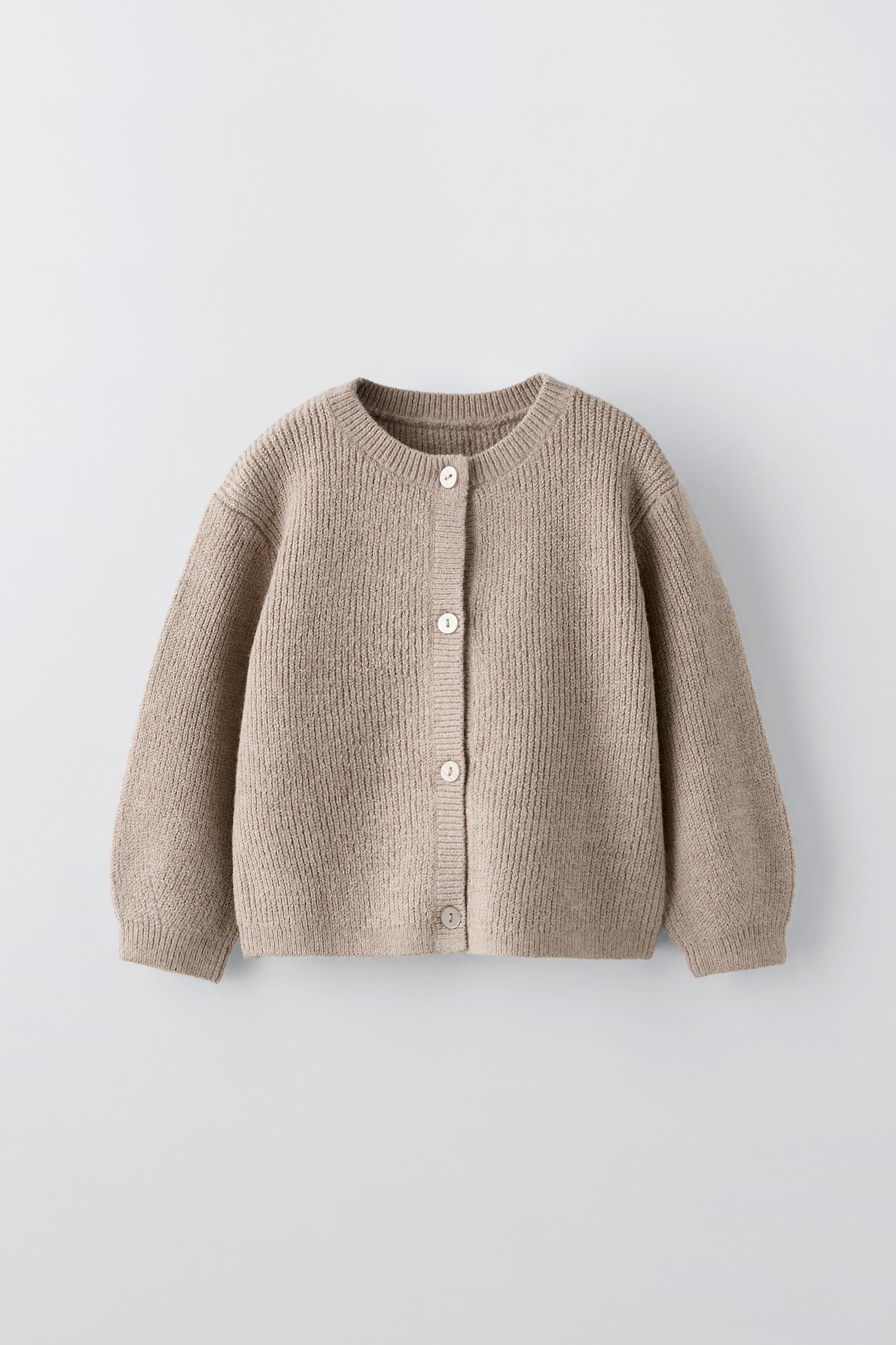 Cardigan zara knit best sale