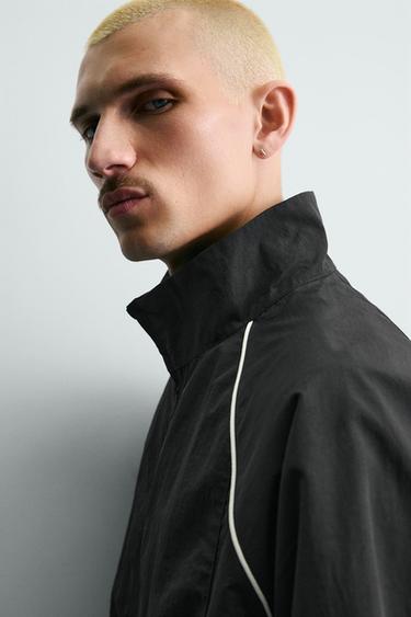 VESTE TECHNIQUE À CONTRASTES - Noir de Zara - Image 4