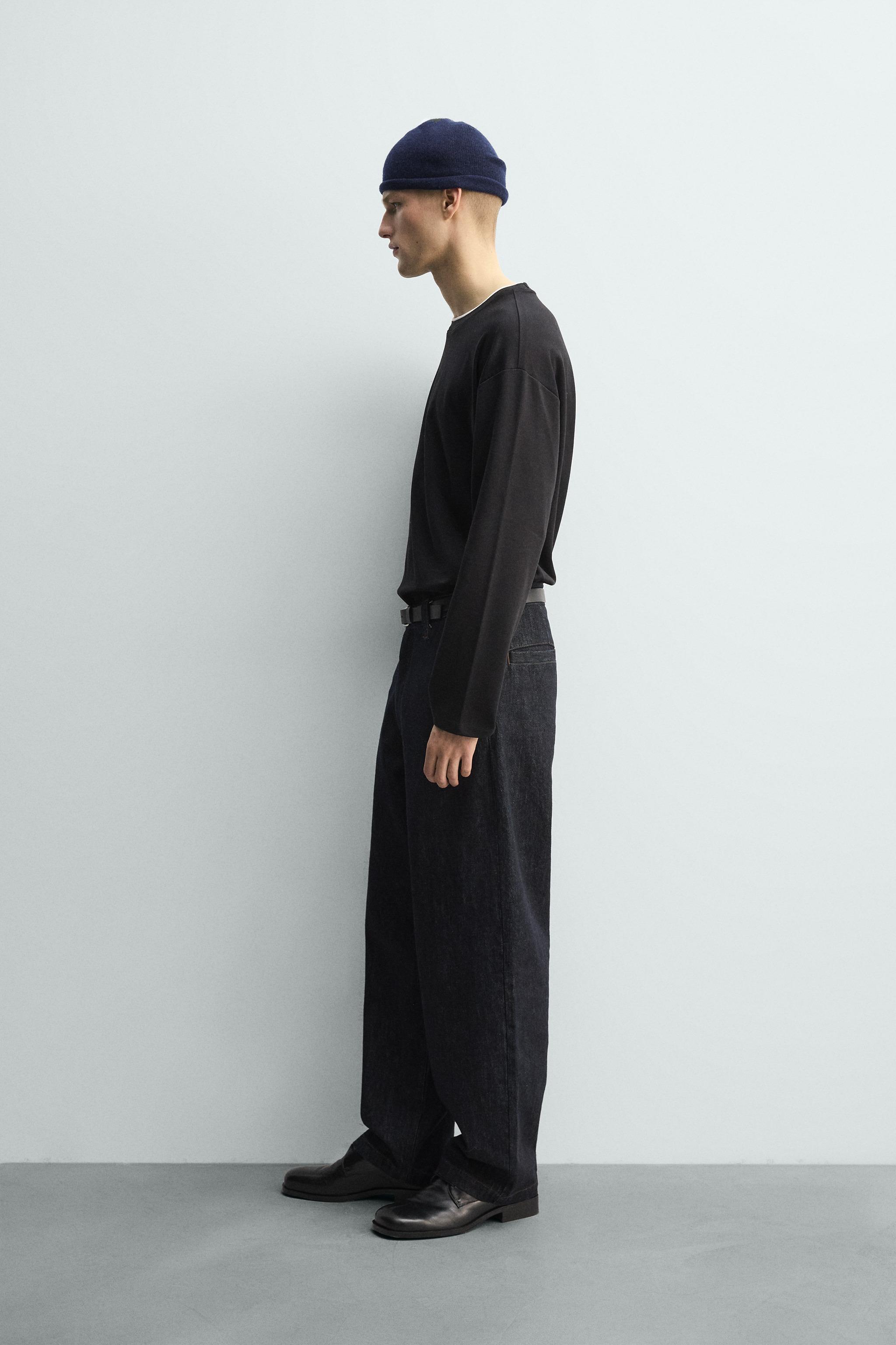 CONTRASTING DOUBLE TRIM T-SHIRT