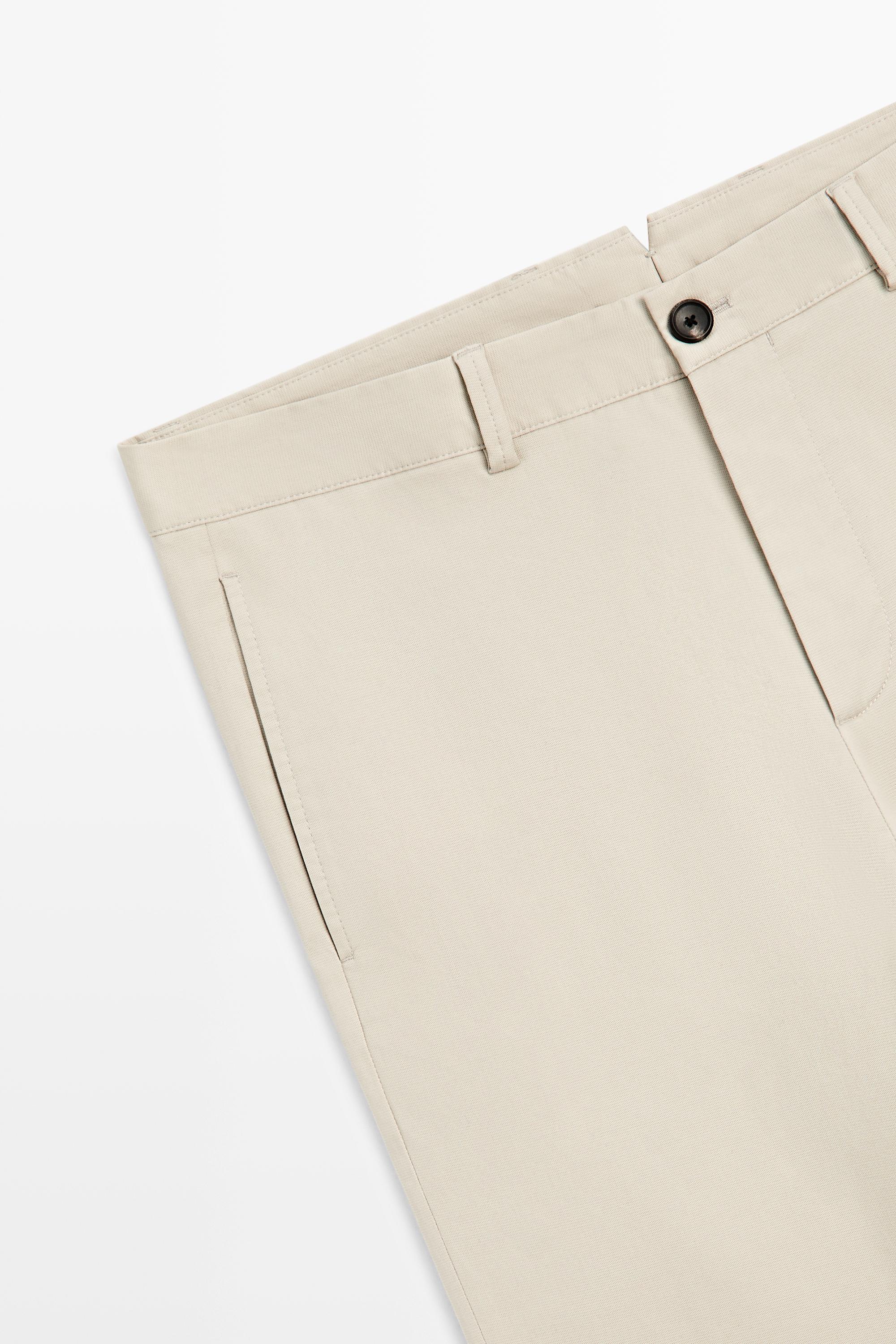 Pantalon slim avec coton