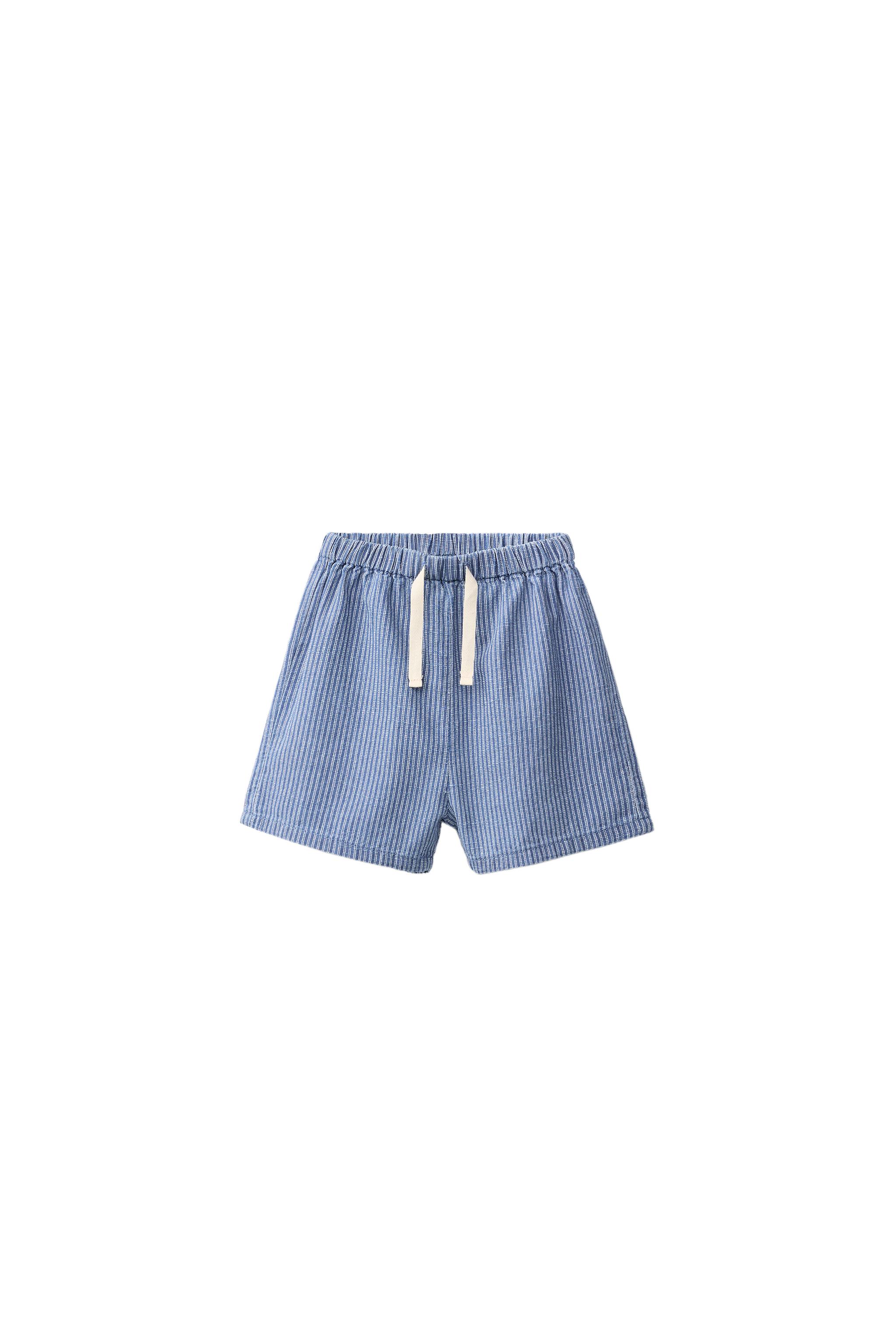 STRIPED SHORTS — Bluish (alternate view)
