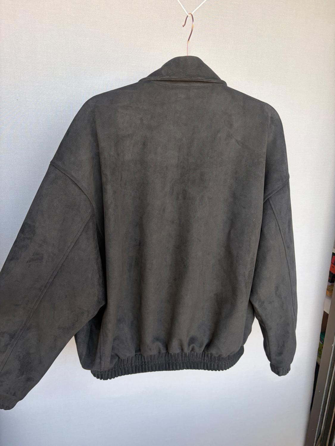 RELAXED FIT FAUX SUEDE JACKET - Image 2