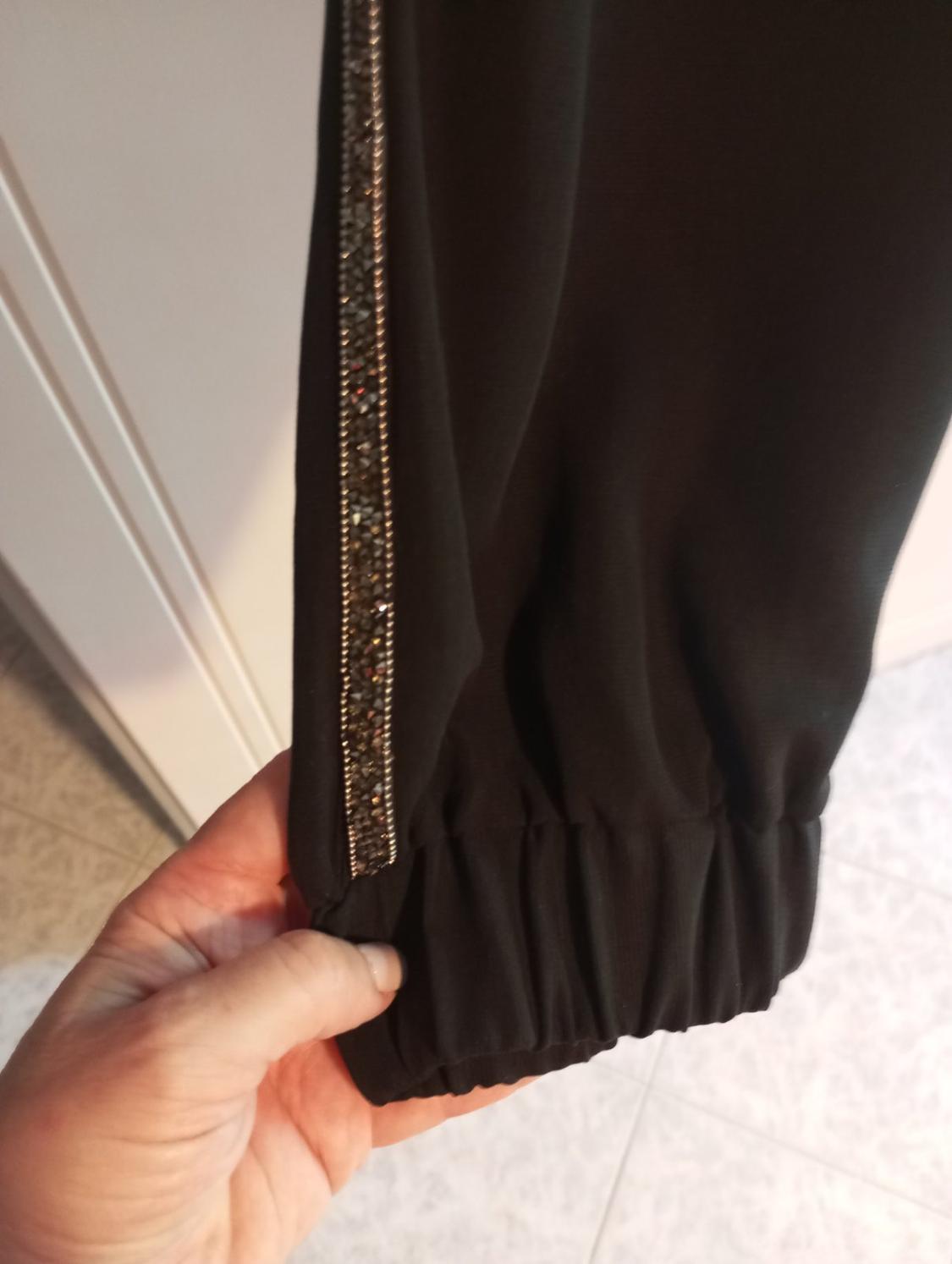 JOGGER TROUSERS WITH SHINY SIDE STRIPES - Image 3