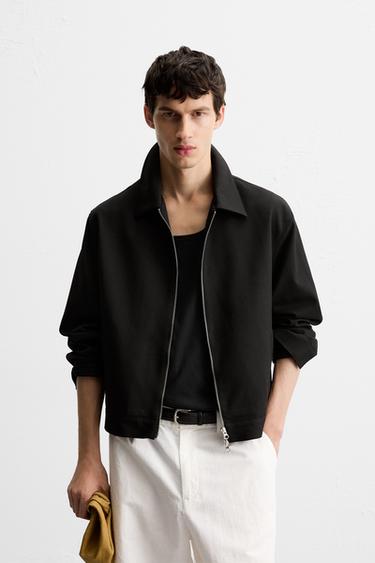 SOBRECAMISA CREMALLERA - Negro de Zara
