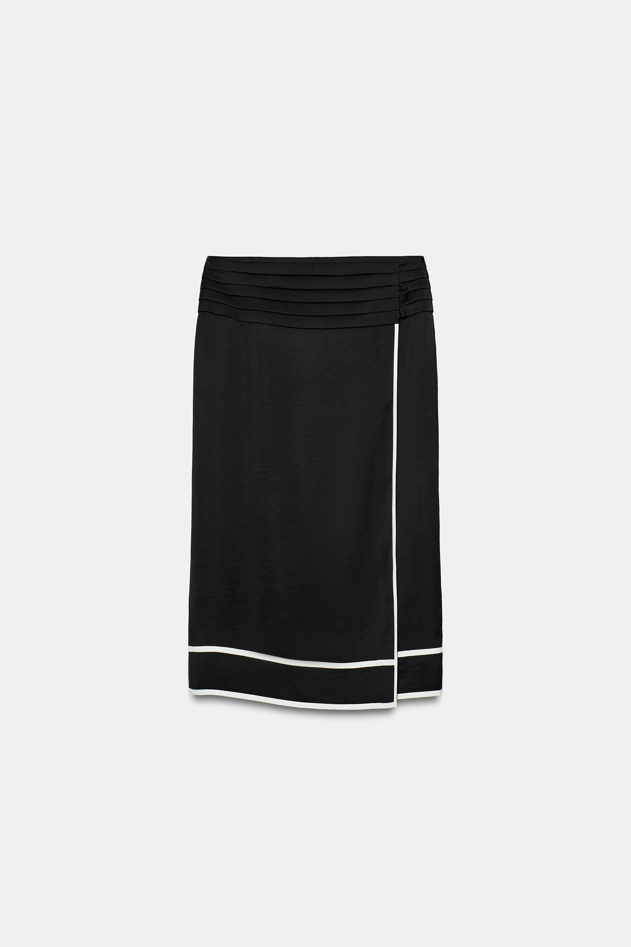 ZW COLLECTION SASH MIDI SKIRT - thumbnail 5