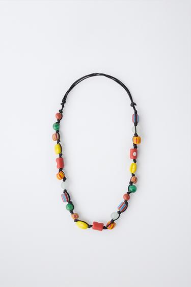 COLLIER FANTAISIE EN CORDE - Multicolore de Zara - Image 3
