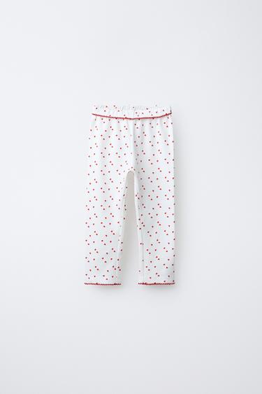 1 1/2-6 YEARS/ HEART PYJAMAS - Ecru by Zara - Image 3