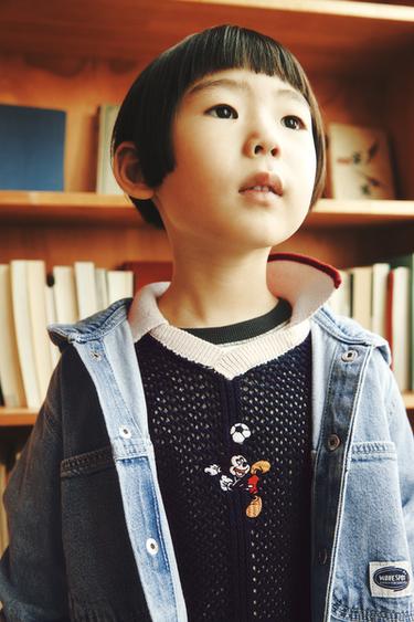 MICKEY MOUSE © DISNEY KNIT POLO SHIRT - Blue / Navy by Zara