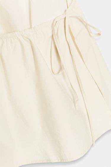 NYLON HALTER DRESS - Ecru by Zara - Image 5