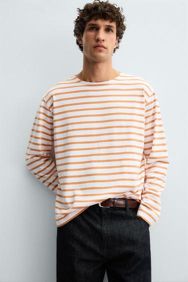STRIPED JACQUARD T-SHIRT - striped by Zara - Image 5