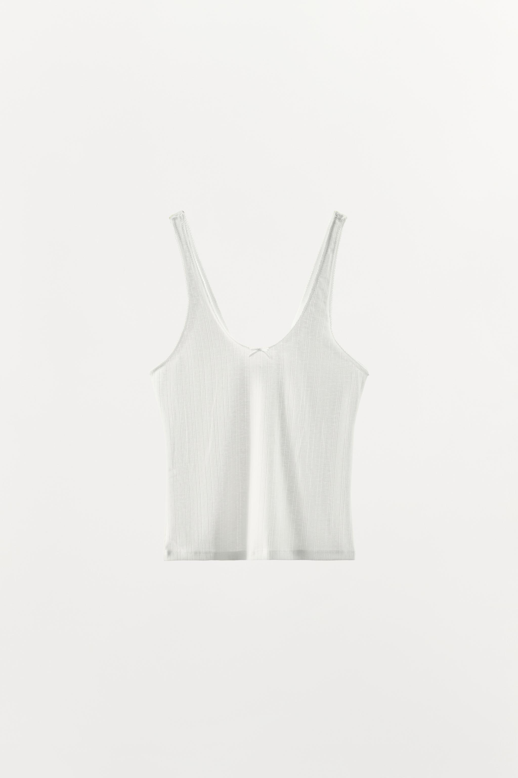 POINTELLE BOW TOP