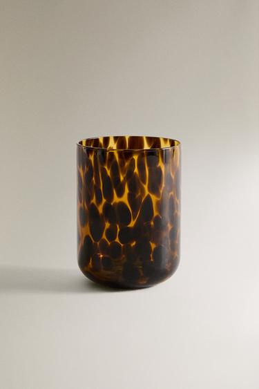 Zara ANIMAL PRINT TOOTHBRUSH HOLDER - Leopard