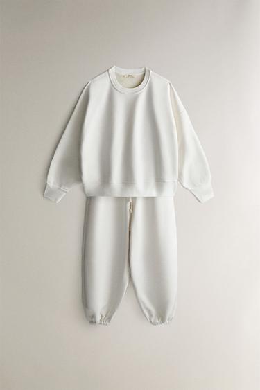 PLUSH TROUSERS - Ecru by Zara - Image 3