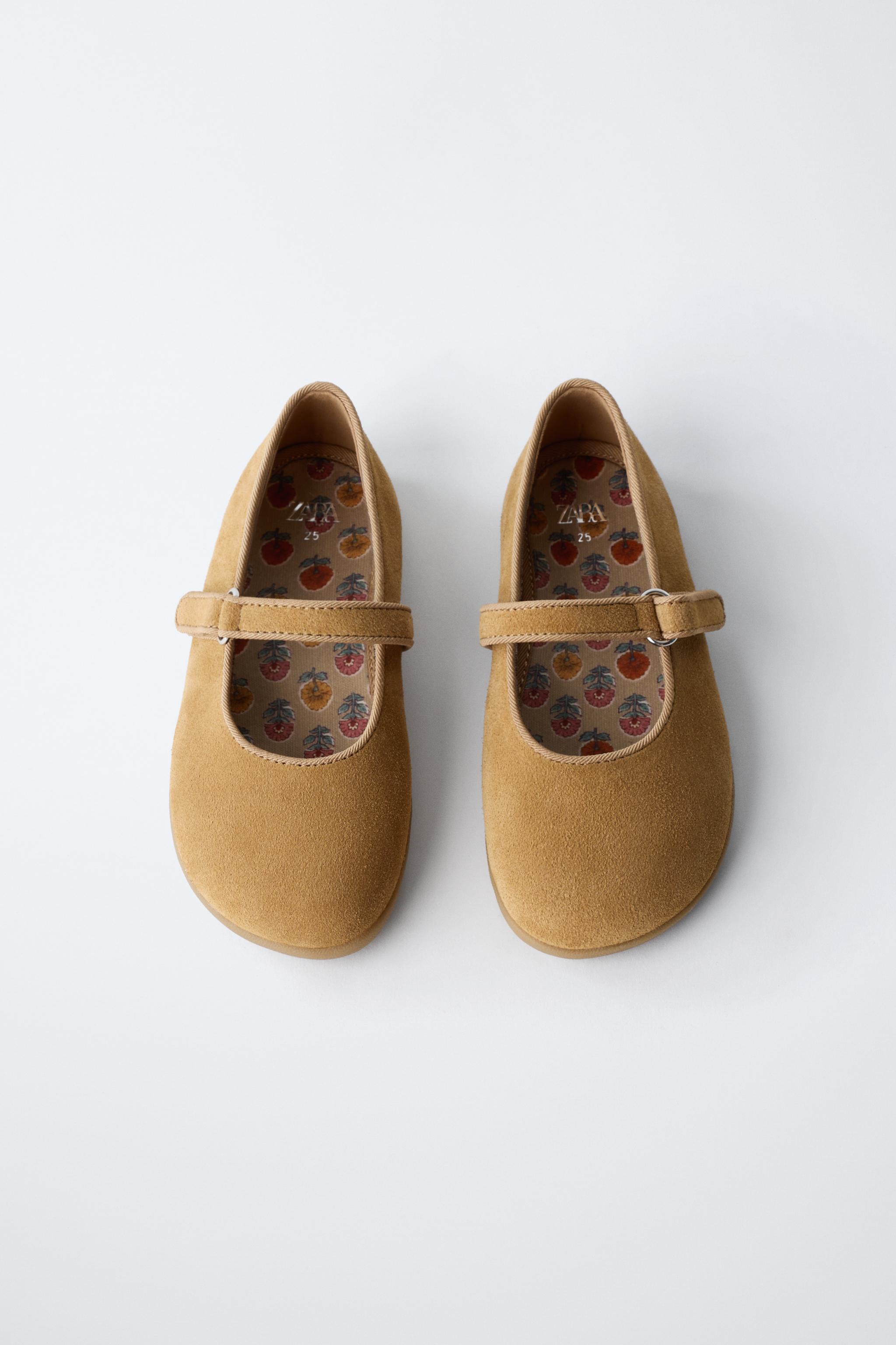 Обувь Zara LEATHER BAREFOOT BALLERINA FLATS — фото 9