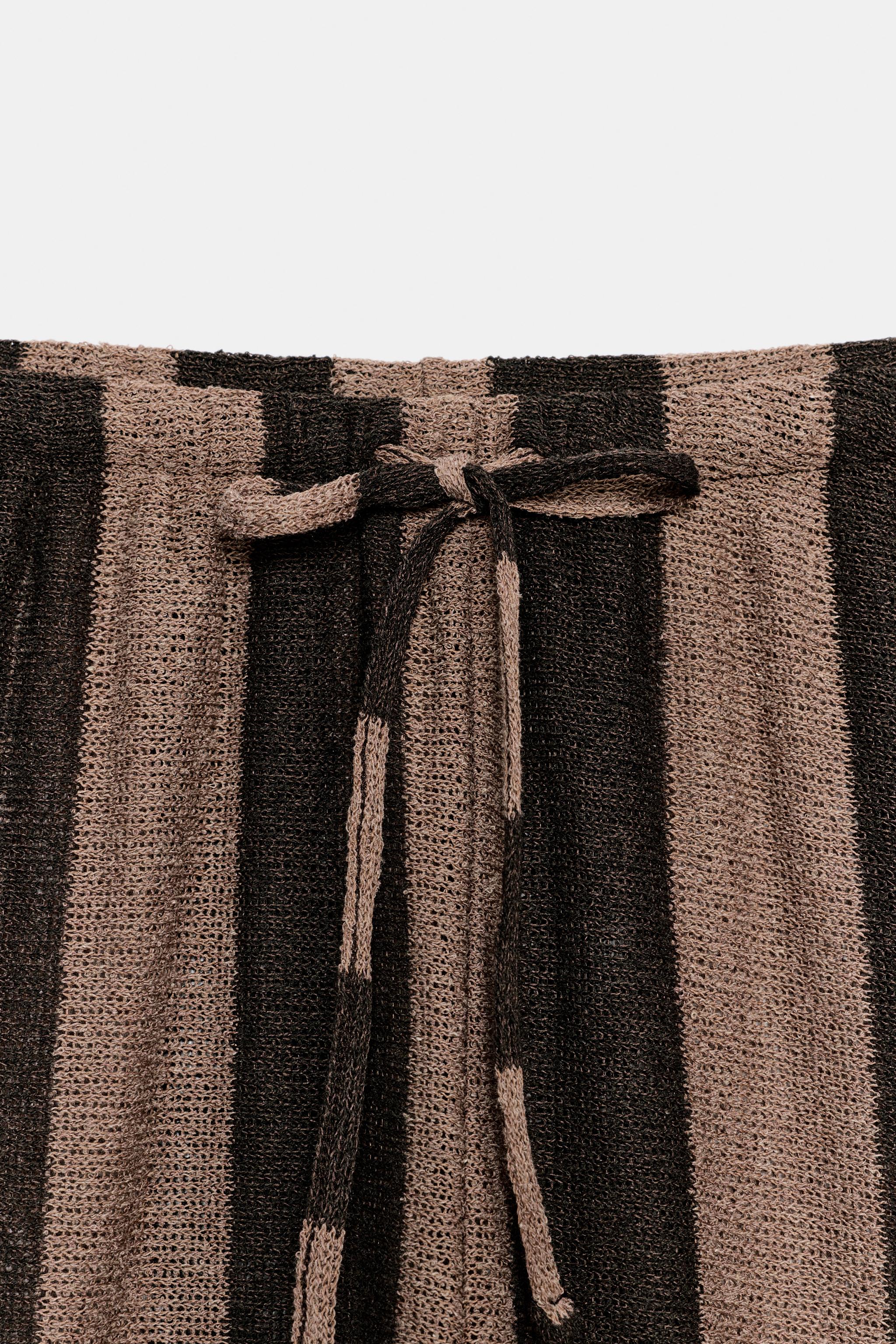 PANTALON RUSTIQUE À RAYURES