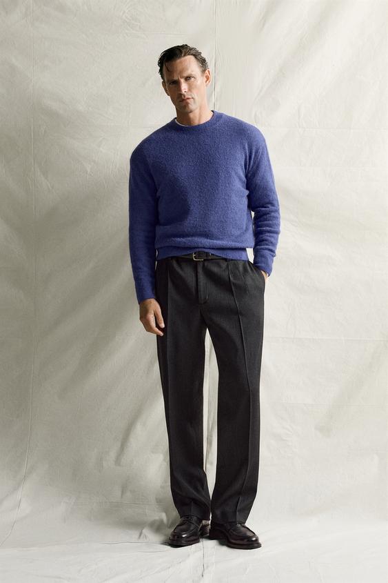 ALPACA BLEND REGULAR FIT JUMPER - Bluish by Zara - Image 0