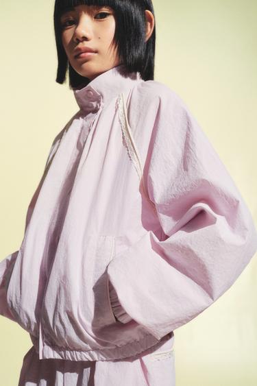 Zara 造型 - 斑紋紫紅色