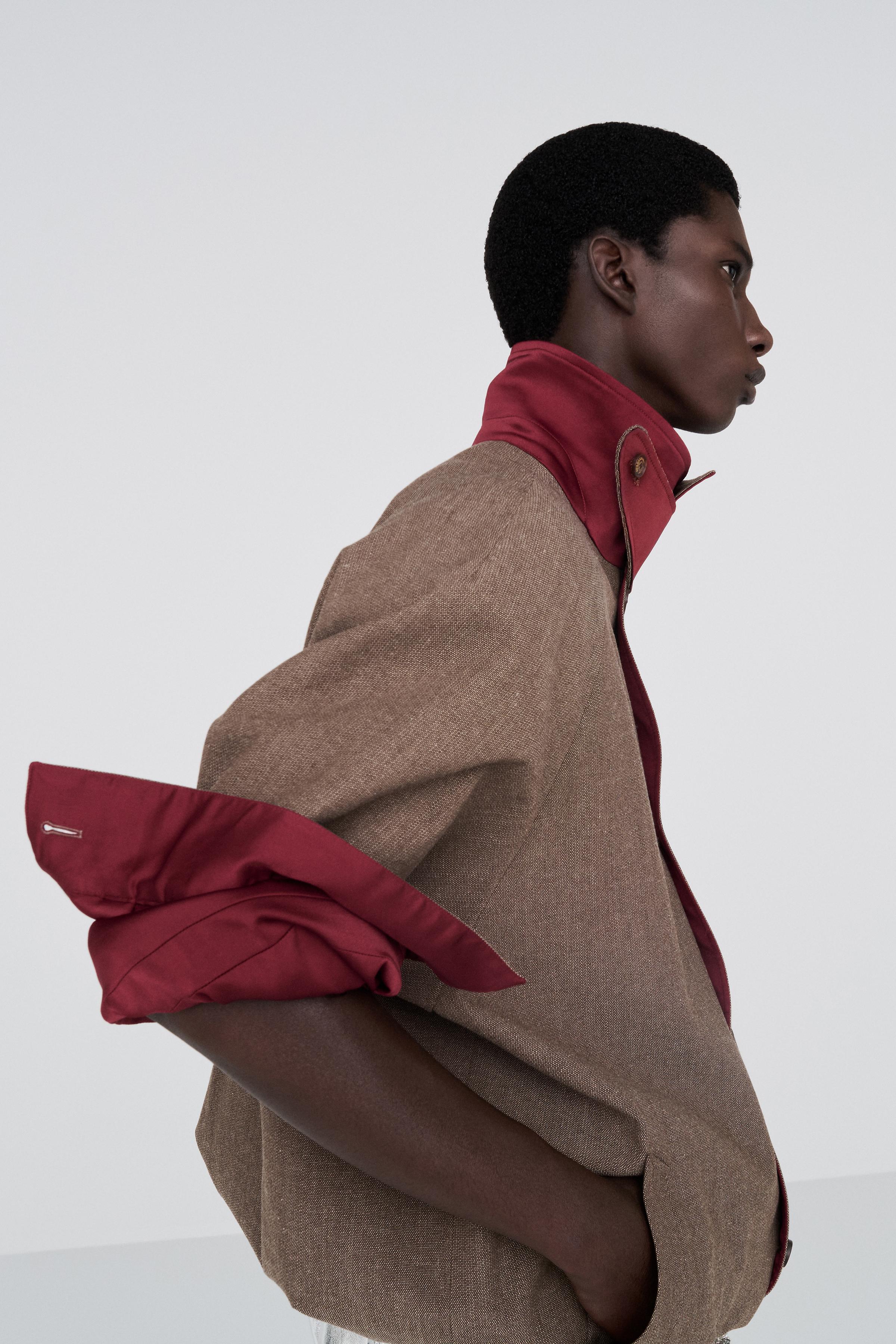 BLOUSON STRUCTURE AVEC LAINE