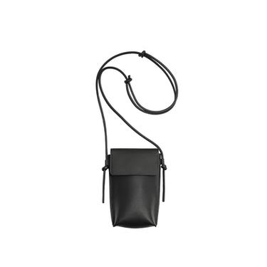 BANDOLERA PIEL - Negro de Zara