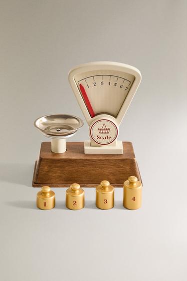 Zara CHILDREN’S TOY SUPERMARKET SCALE - 奶油色
