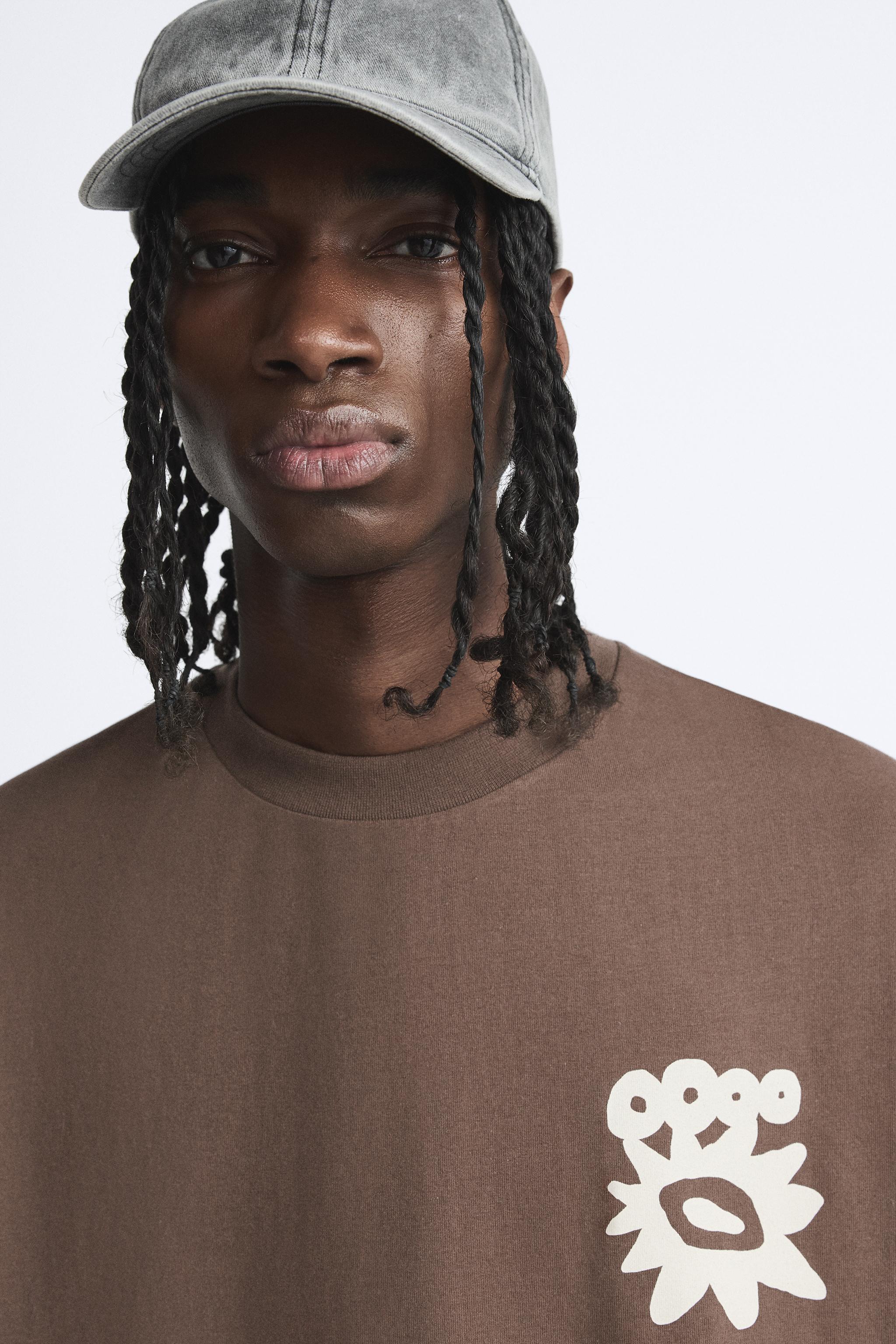 Copper Brown With Cream Pique Pima Designer T-Shirt – Hamercop