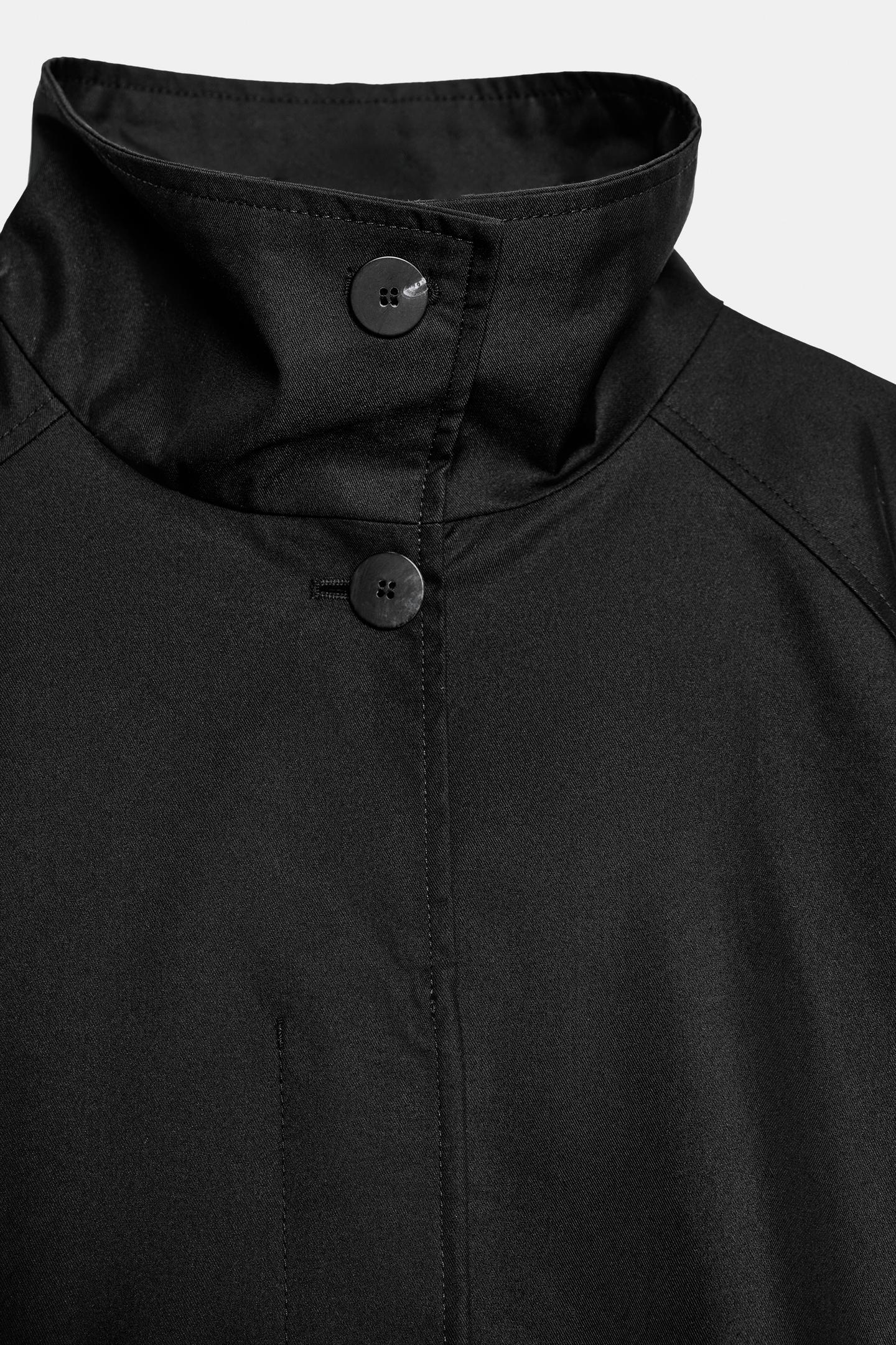 Женская куртка Zara ZW Collection Water-Repellent Balloon, цвет: Чёрный — фото 8