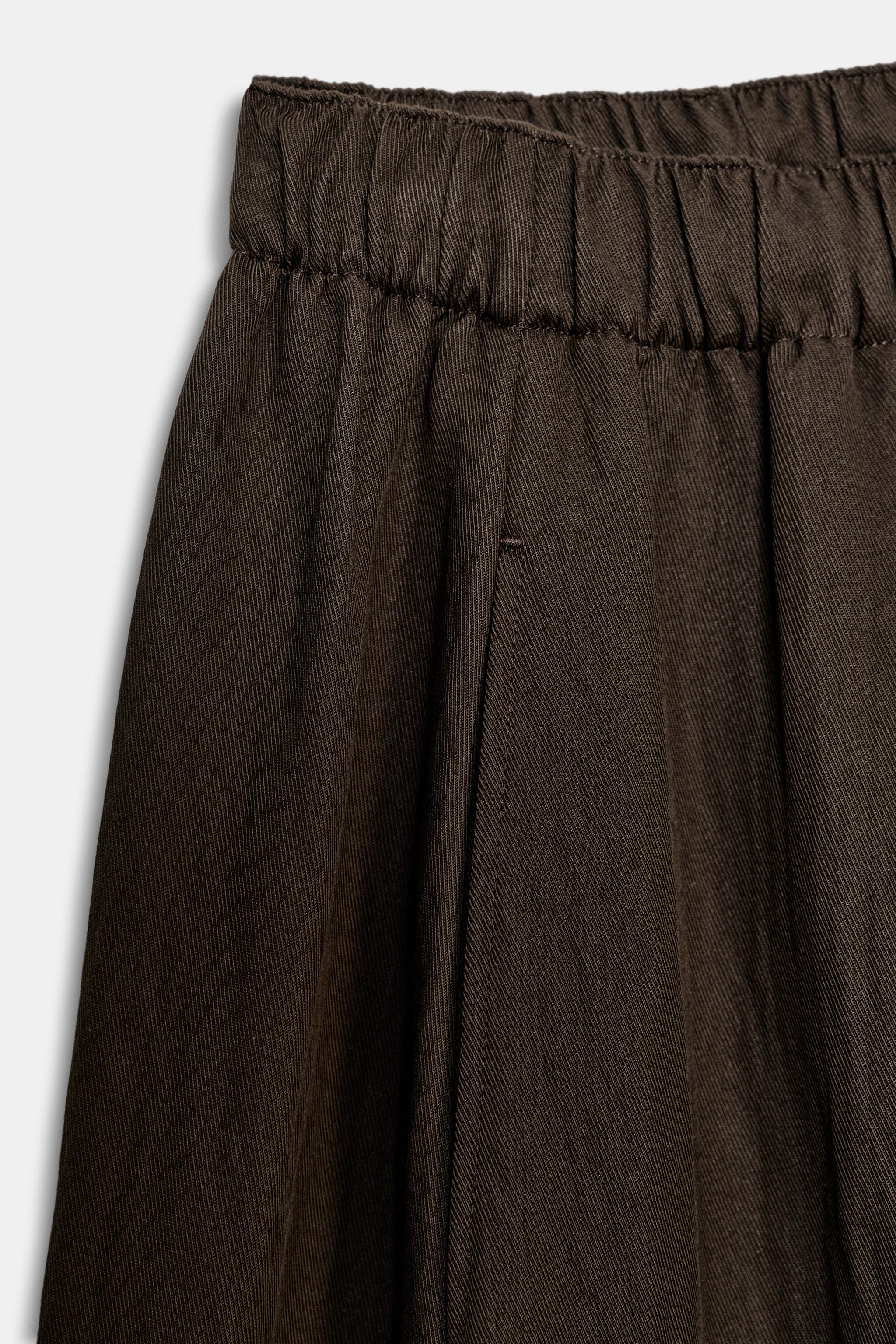TEXTURED VOLUME PANTS ZW COLLECTION