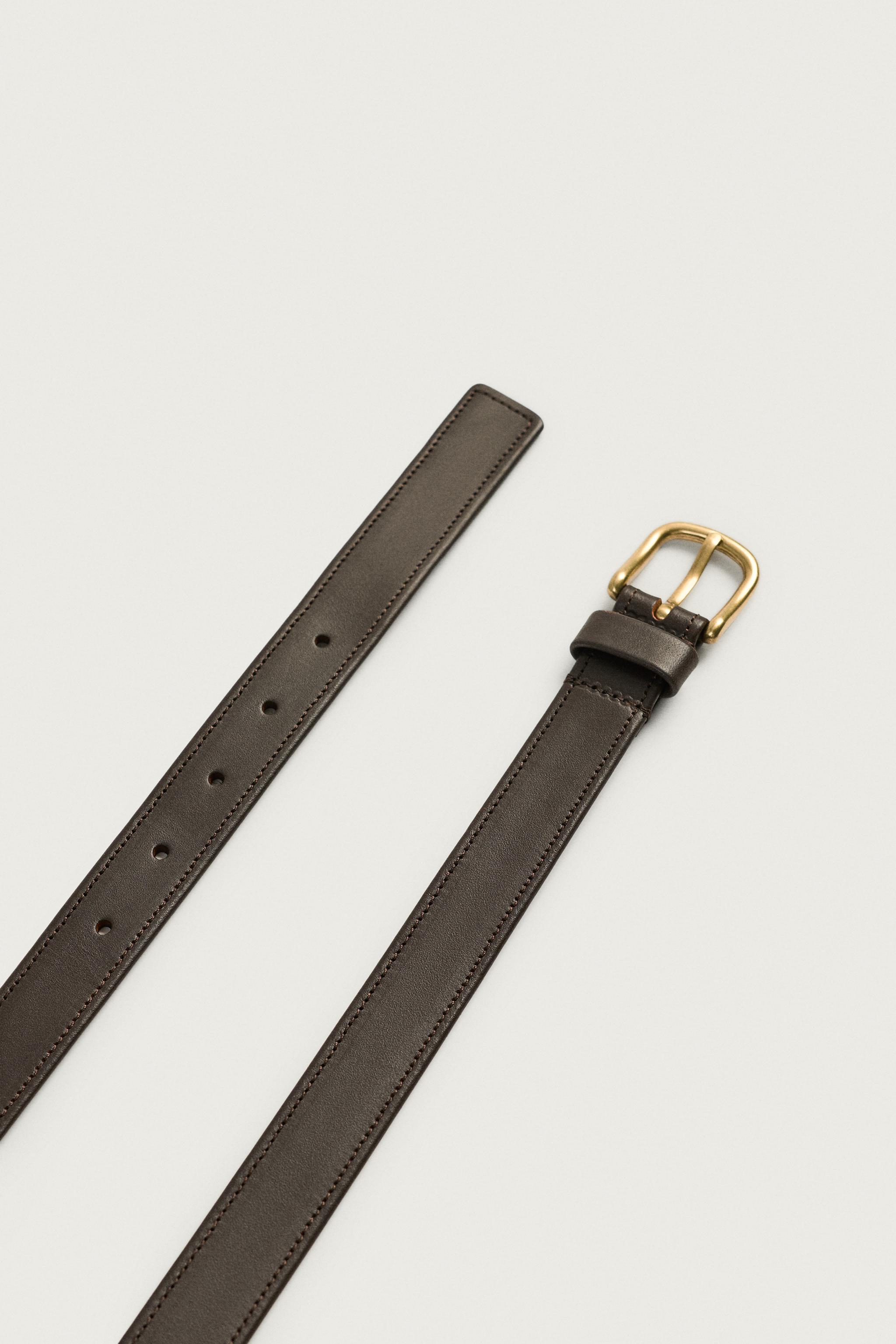 ドレスレザーベルト - ブラウン | ZARA Japan / 日本