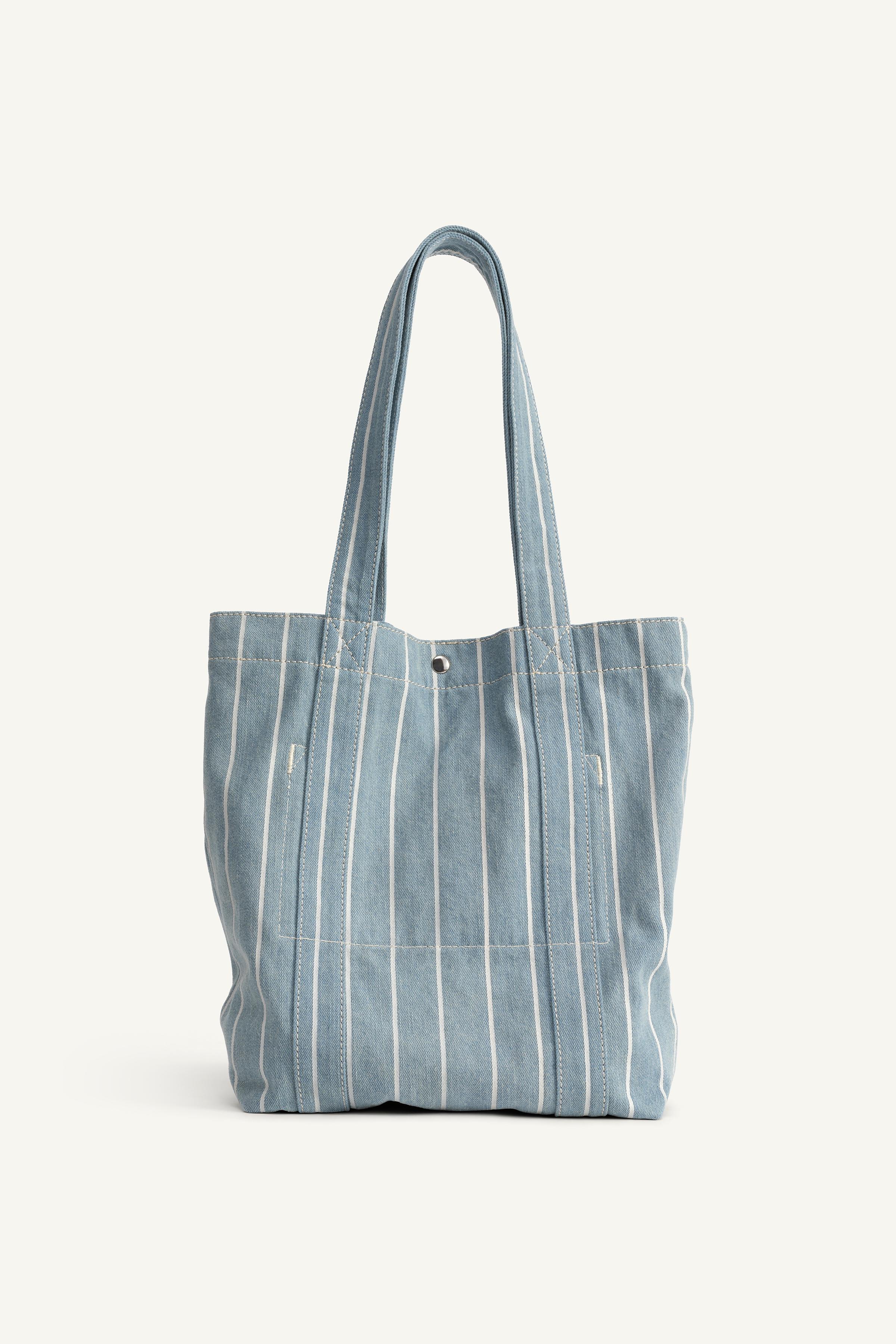 ★ZARA★デニムトートバッグ ZARA デニム風トートバッグ Dear Japan - メルカリ