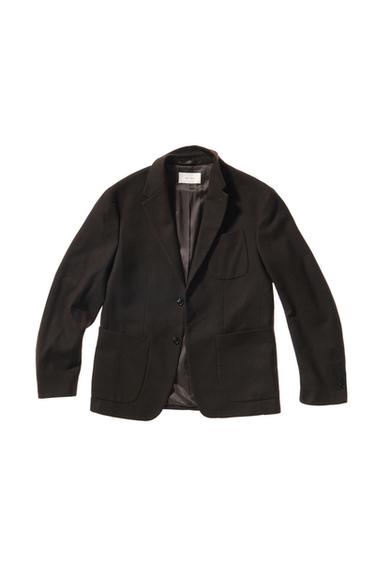 BLAZER MEZCLA LANA FRANELA MANTECO - Marrón oscuro de Zara