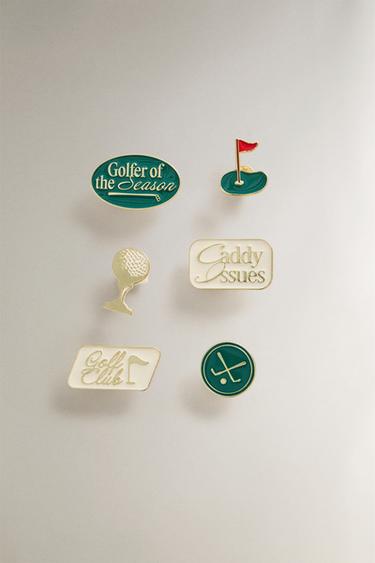 Zara GOLF PINS PACK (PACK OF 6) - Multicolored