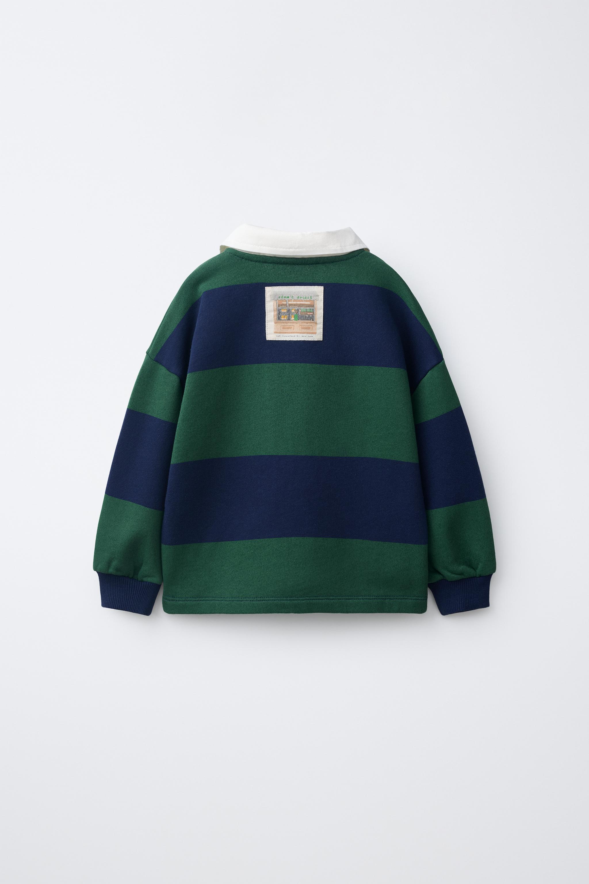 LEON'S BAGELS ® STRIPED POLO SHIRT