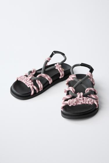 ROPE SANDALS - Black by Zara - Image 2