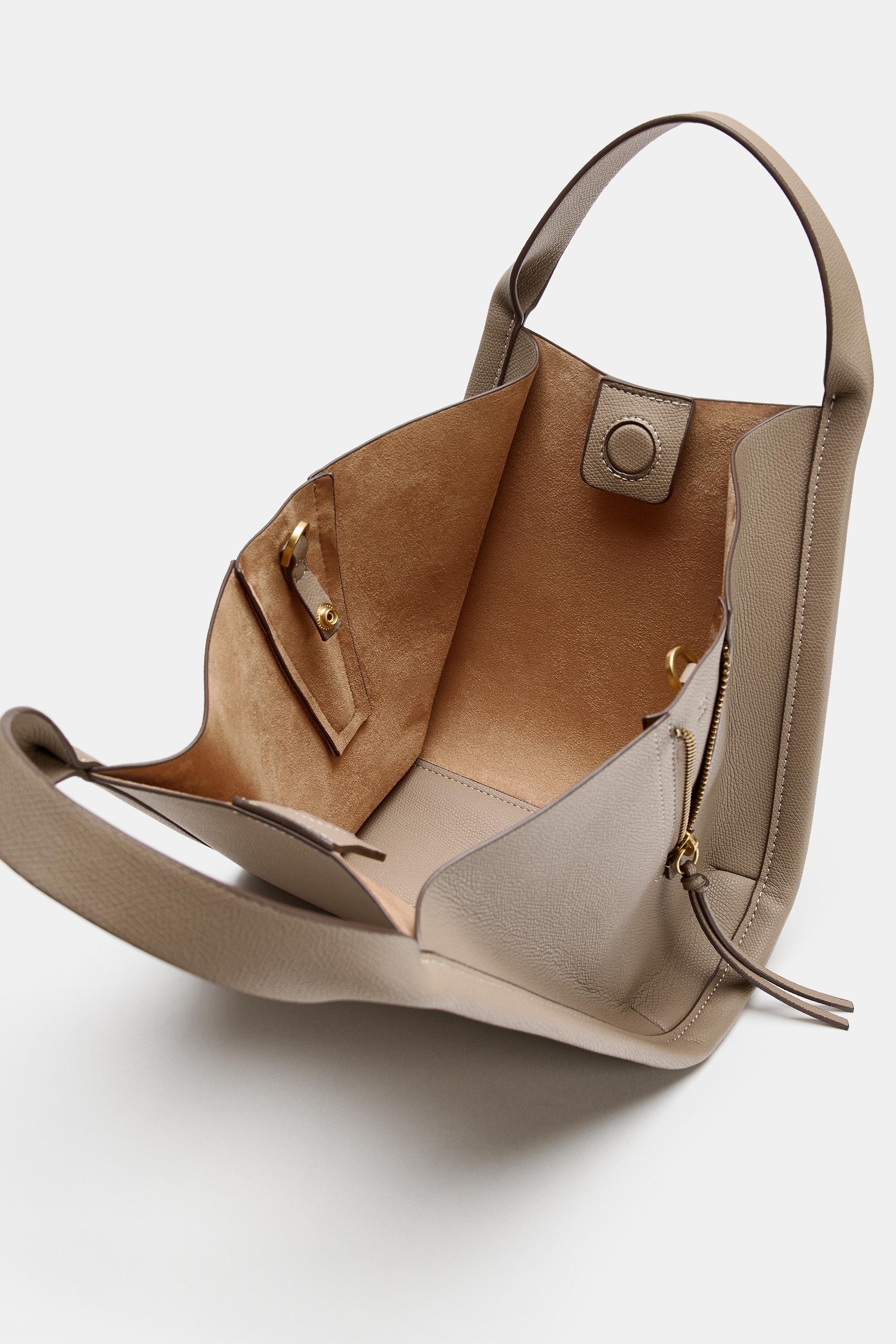 CITY CROSSBODY BAG - Taupe Gray | ZARA United States