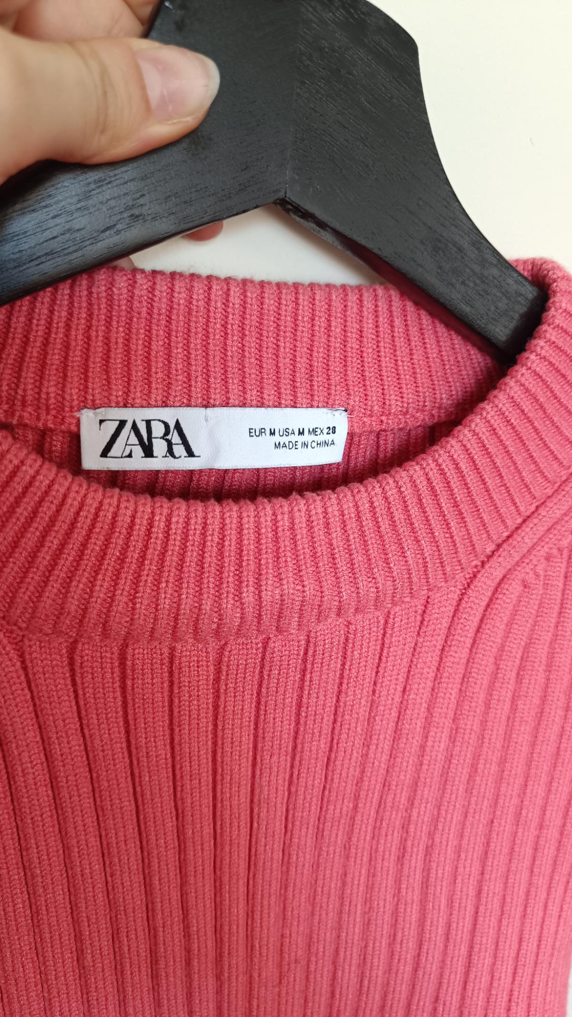 KNIT SWEATER WITH ROUNDED HEM - Image 4