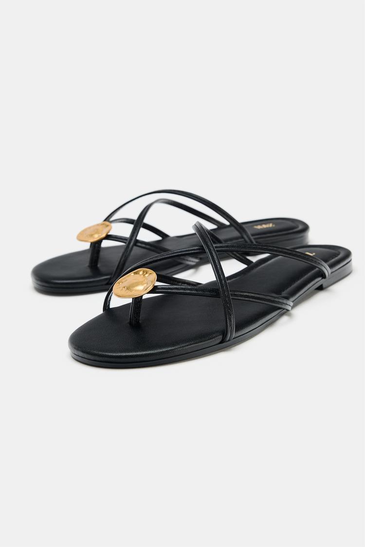 Sandalias planas de múltiples tiras 3