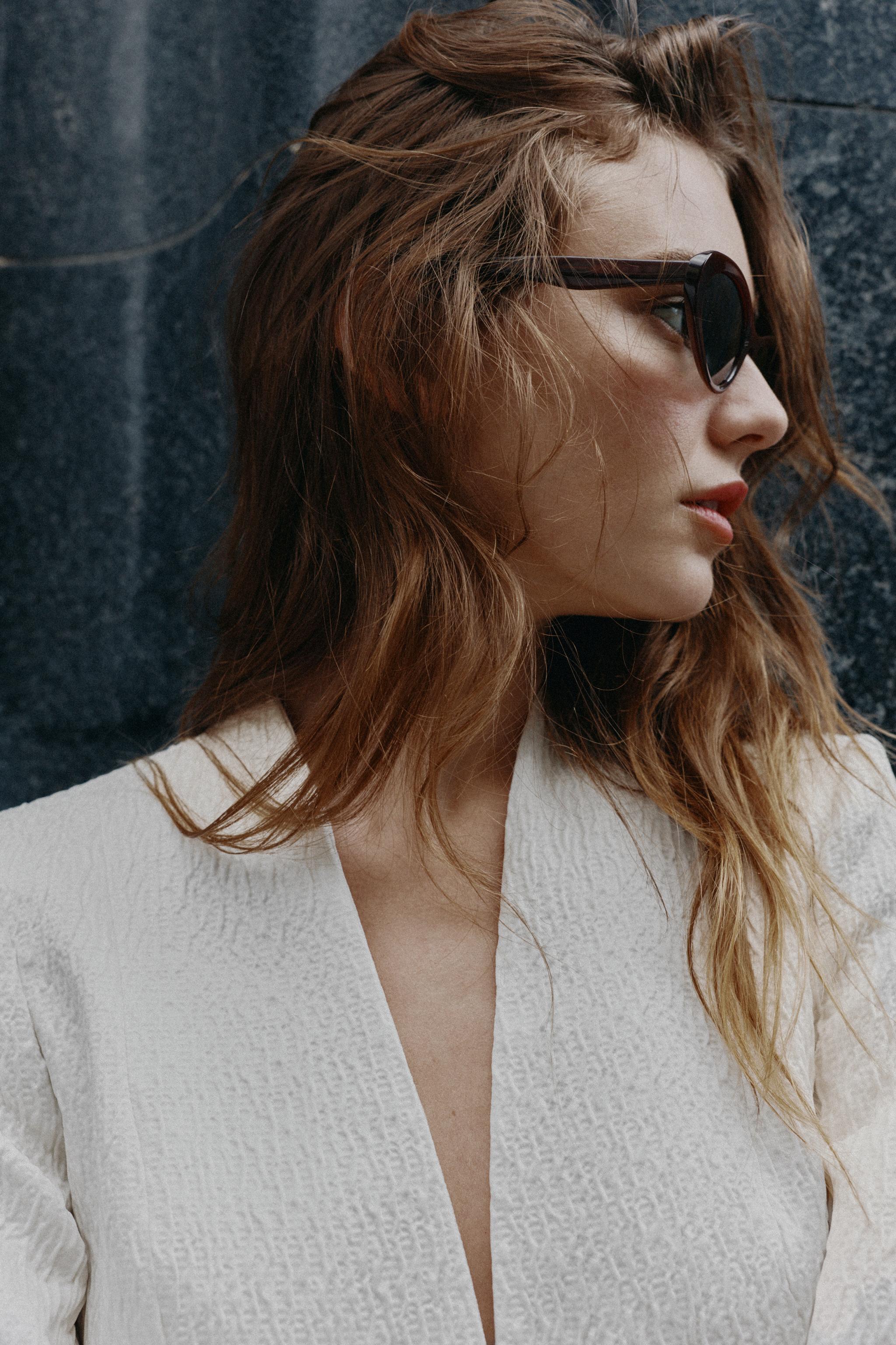 BELTED PEPLUM BLAZER
