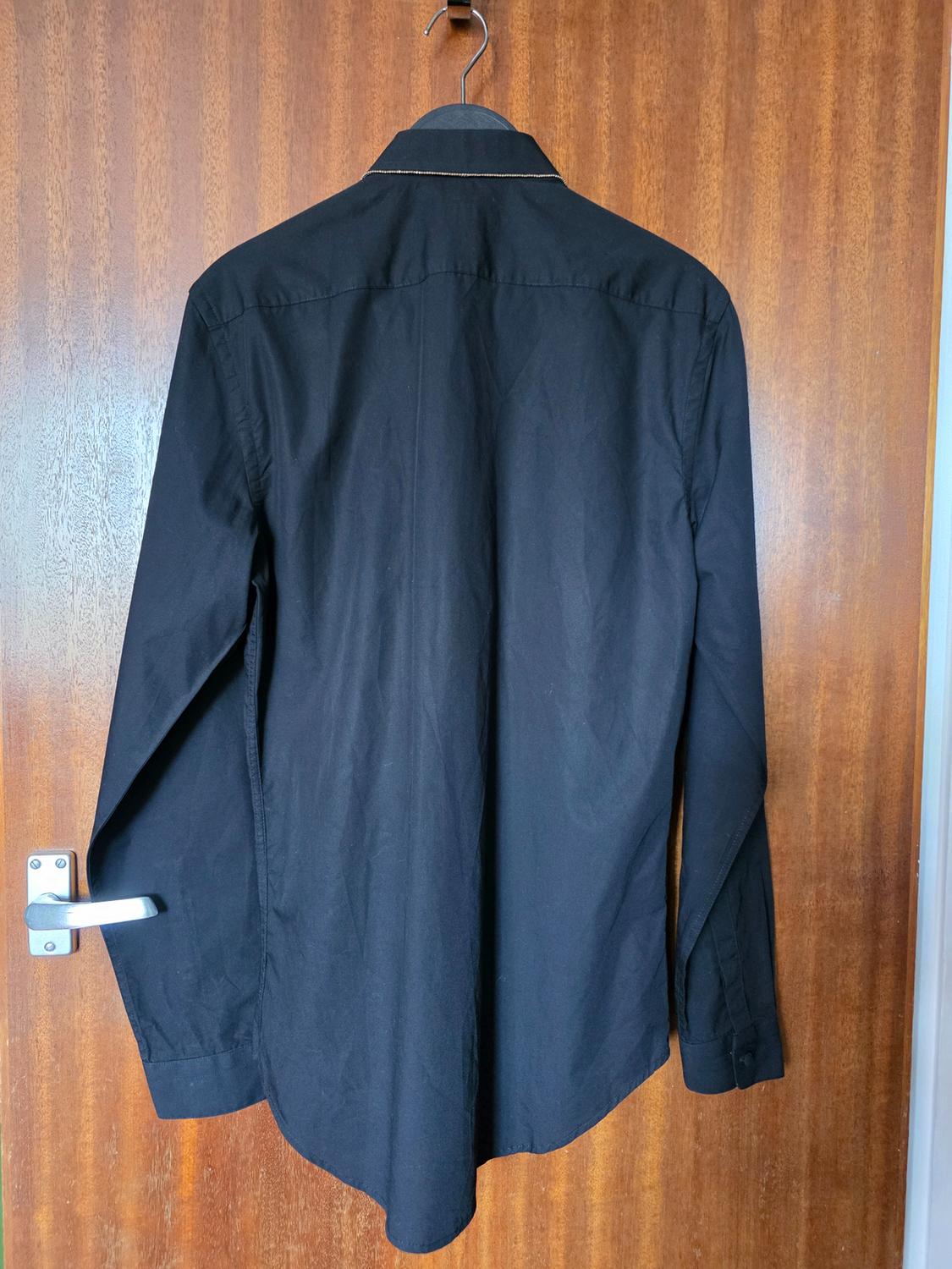 FORMAL BLACK PLACKET SHIRT - Image 2
