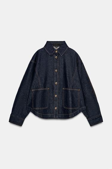 Z1975 DENIM JACKET - Blue by Zara