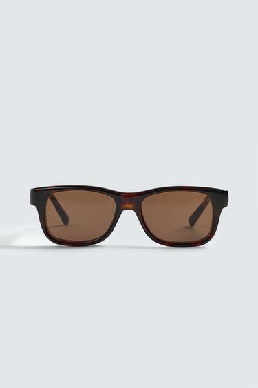 OVAL SUNGLASSES - Olive green by Zara