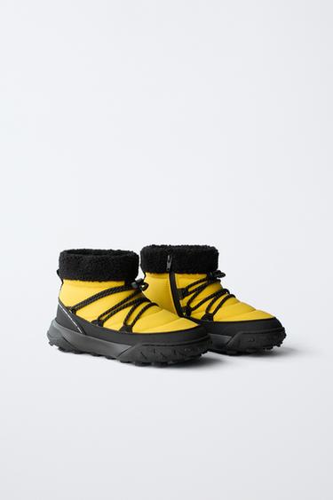WATER-REPELLENT SNOW BOOTS - Yellow by Zara