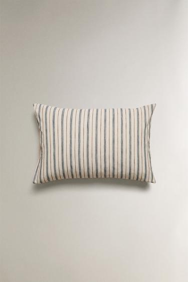 DYED THREAD PILLOWCASE - Light beige by Zara - Image 3