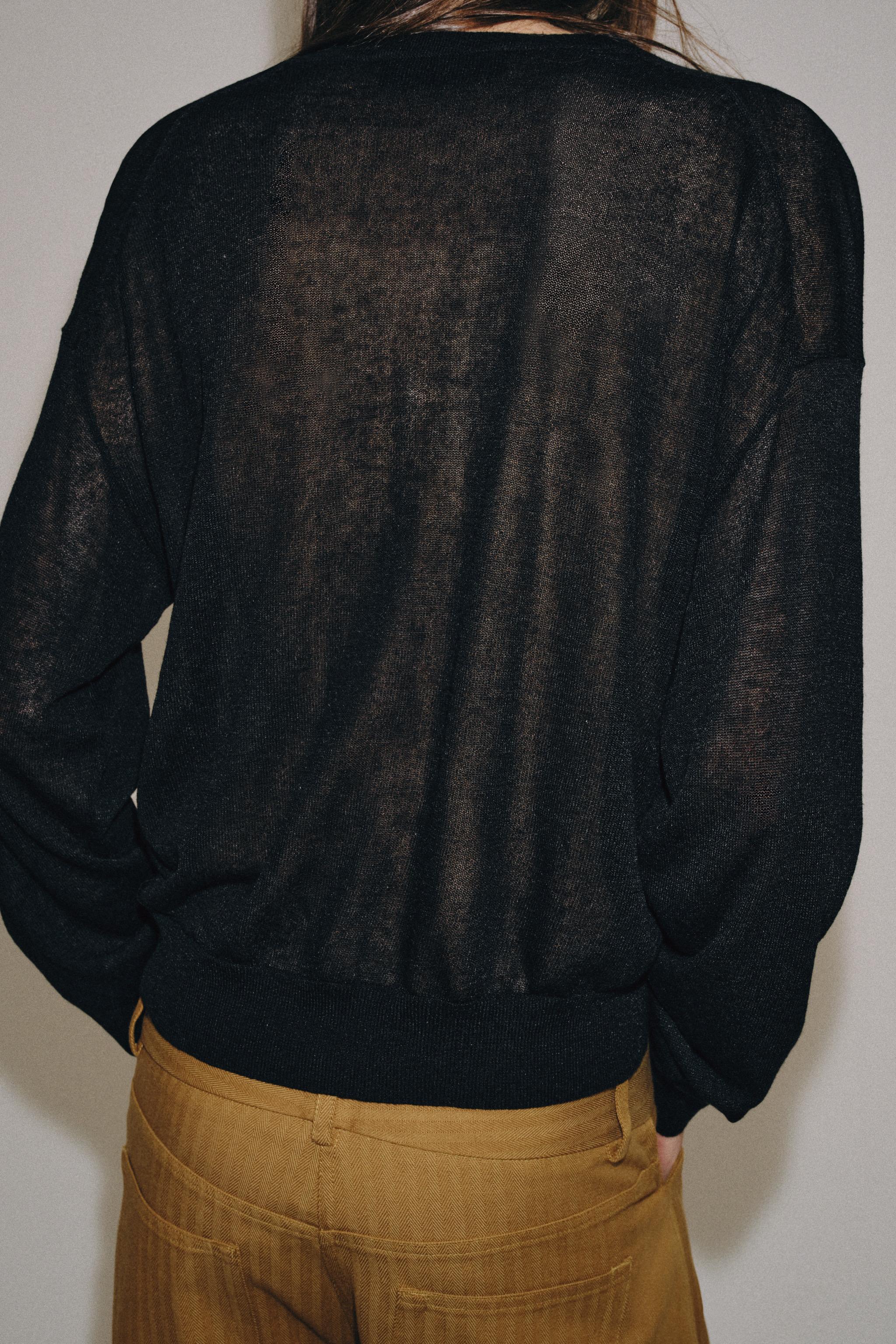 Женские кардиганы Zara FINE KNIT CARDIGAN — фото 3