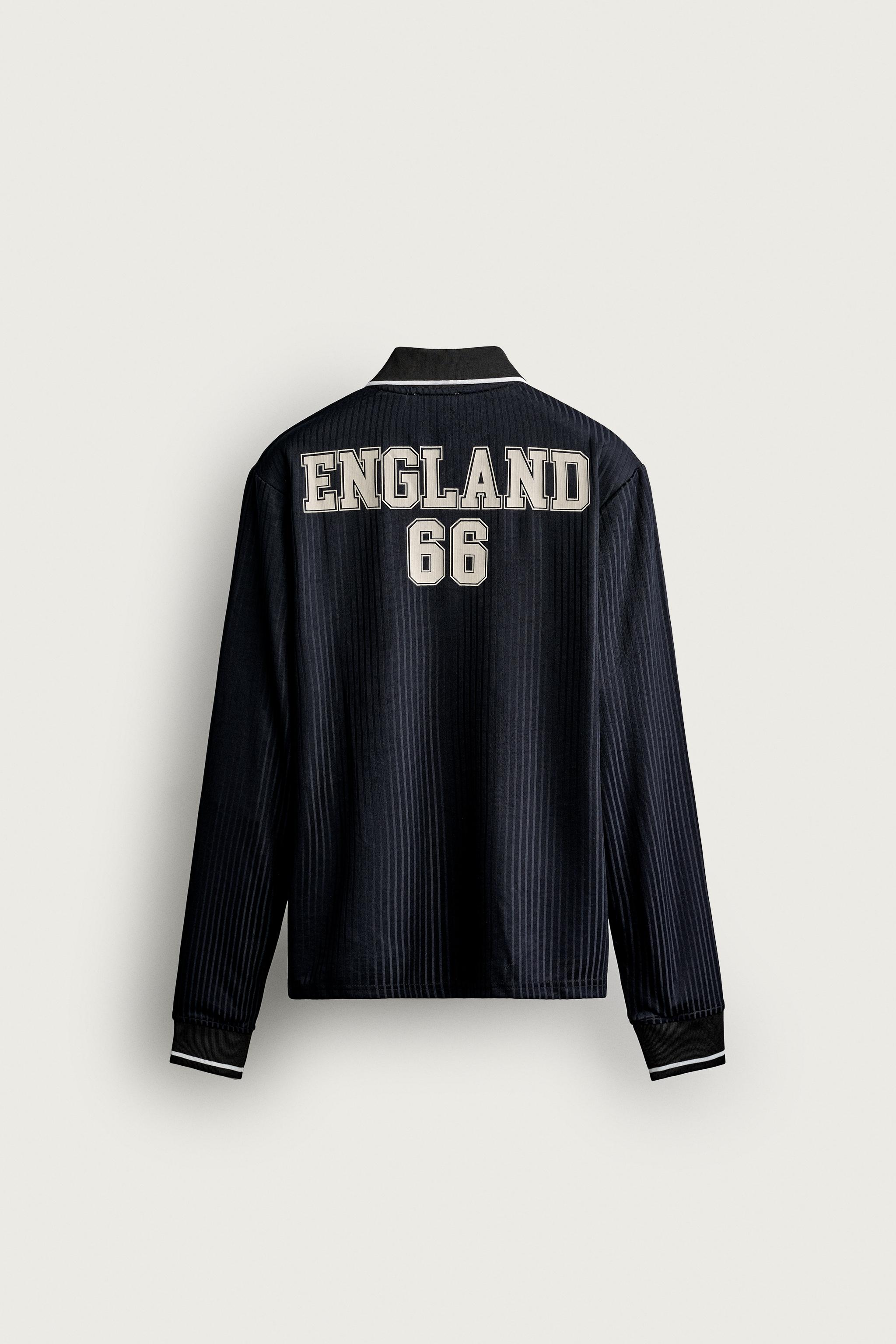 Мужские рубашки Zara ENGLAND 66 FIFA WORLD CUP™ FIFA CLASSICS TECHNICAL POLO — фото 8