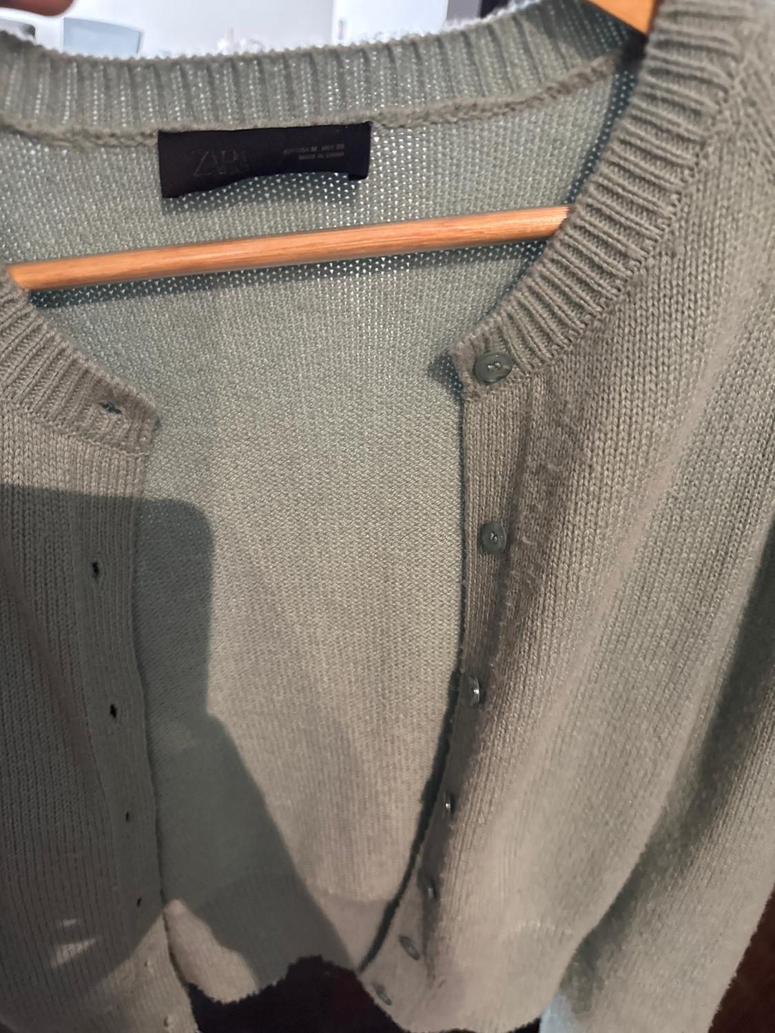 PLAIN KNIT CARDIGAN - Image 3