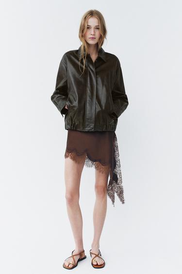 FLAT SANDALS WITH METAL TOE DETAIL - Brown by Zara - Image 0