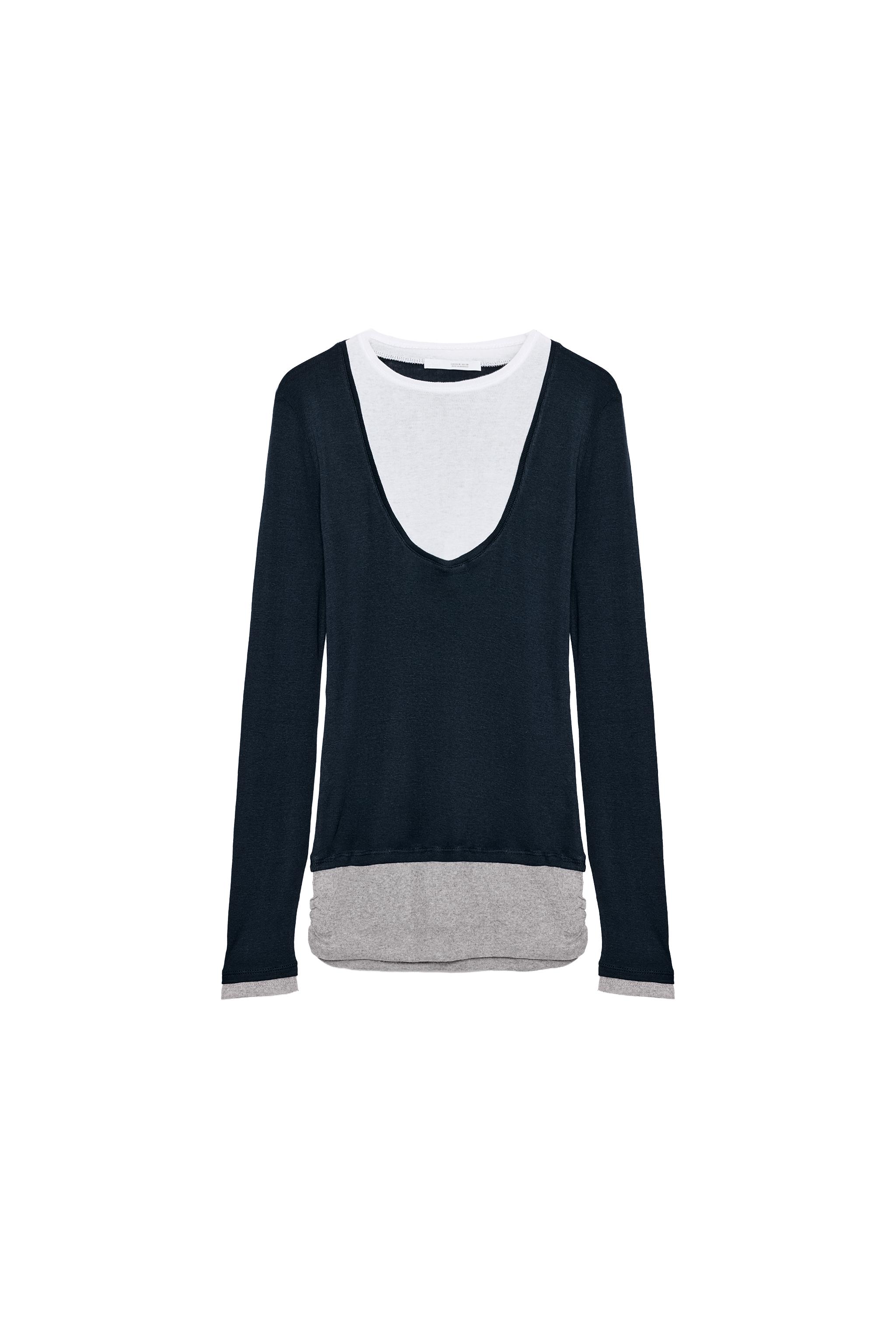 CAMISETA TRIPLE CUELLO OLLA